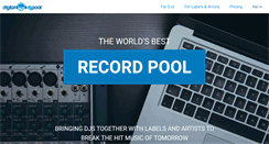 Desktop Screenshot of digitaldjpool.com